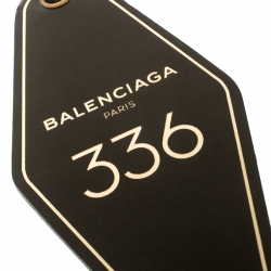 Balenciaga Green Hotel Diamond Oversized Key Tag