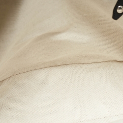 Pre Owned Bally Black/Natural Canvas and Leather Vesper Travel Tote