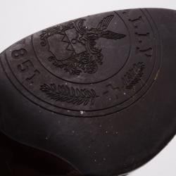 Pre Owned Bally Brown Pony Hair Boots Size 36.5