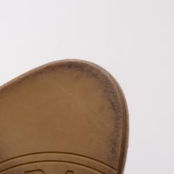 Bally Beige Leather Western Boots Size 36