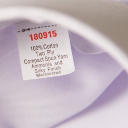 Pre Owned Balmain Purple Striped Cotton Long Sleeve Compact Spun Yarn Two Ply Shirt L