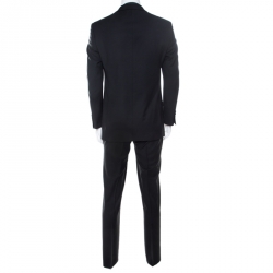 Balmain Grey Wool Regular Fit Suit XS 