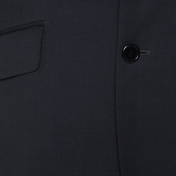 Balmain Grey Wool Regular Fit Suit XS 