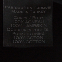 Pre Owned Balmain Black Leather Biker Track Pants XL