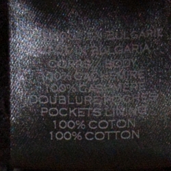 Pre Owned Balmain Black Cashmere Shawl Lapel Open Front Blazer L