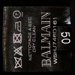 Pre Owned Balmain Black Cashmere Shawl Lapel Open Front Blazer L