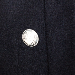 Pre Owned Balmain Black Cashmere Shawl Lapel Open Front Blazer L