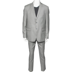 Grey Wool 7 Slim Fit Singe Breasted Suit