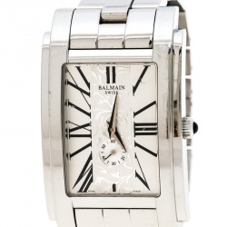 Balmain Silver White Stainless Steel 2721 Men's Wristwatch 32 mm