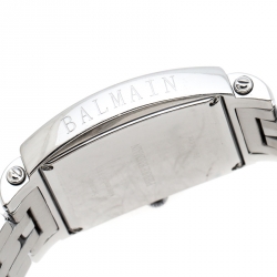 Balmain Silver Stainless Steel Arcade 2791 Men's Wristwatch 37 mm
