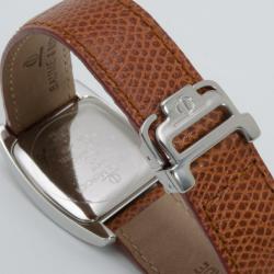 Pre Owned Baume & Mercier Classic Crème Dial Inox Plated Unisex Wristwatch