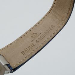 Pre Owned Baume & Mercier Formula S Orange Toned Bezel Unisex Wristwatch