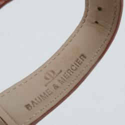 Pre Owned Baume & Mercier Regulateur Inox Plated Stainless Steel Unisex Wristwatch