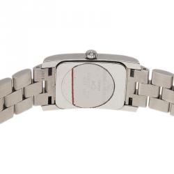 Pre Owned Baume & Mercier Champagne Stainless Steel Hampton MV045063 Men's Wristwatch 24 mm