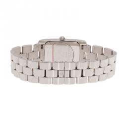 Pre Owned Baume & Mercier Champagne Stainless Steel Hampton MV045063 Men's Wristwatch 24 mm