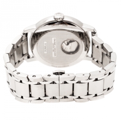 Baume & Mercier Silver Stainless Steel Classima 65615 Men's Wristwatch 39 mm