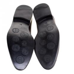 Pre Owned Berluti Brown Ombrè Brogue Leather Lace Up Derby Size 43.5