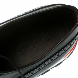 Pre Owned Berluti Brown Leather Fast Track Brogue Sneakers Size 44