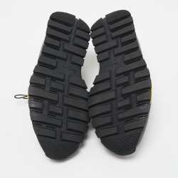 Pre Owned Berluti Brown Brogue Leather Lace Up Oxford Sneakers Size 41.5