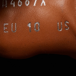 Pre Owned Berluti Brown Brogue Leather Lace Up Oxford Sneakers Size 41.5