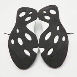 Pre Owned Berluti Grey Knit Fabric and Leather Shadow Sneakers Size 40