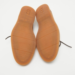 Berluti Brown Suede Lace Up Loafers Size 44