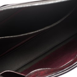 Pre Owned Berluti Burgundy Ombre Leather Un Jour Venezia Briefcase
