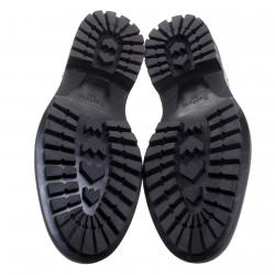 Pre Owned Berluti Two Tone Burgundy Leather Penny Loafers Size 42