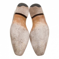 Pre Owned Berluti Brown Leather Andy Penny Loafers Size 42.5