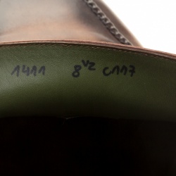 Pre Owned Berluti Brown Leather Andy Penny Loafers Size 42.5