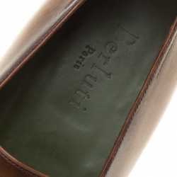 Pre Owned Berluti Brown Leather Andy Penny Loafers Size 42.5