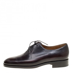 Berluti Black Leather Alessandro Oxfords Size 41