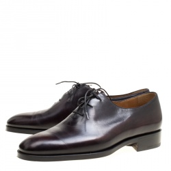 Berluti Black Leather Alessandro Oxfords Size 41
