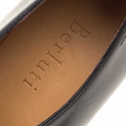 Berluti Black Leather Alessandro Oxfords Size 41