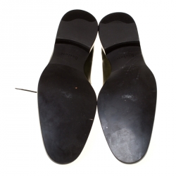 Pre Owned Berluti Olive Green Leather Lace Up Desert Boots Size 42.5