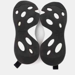 Pre Owned Berluti Blue Knit Fabric and Leather Shadow Sneakers Size 41