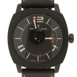 Pre Owned Bernhard H Mayer Black  Stainless Steel IL Nero Men's Wristwatch  44 mm