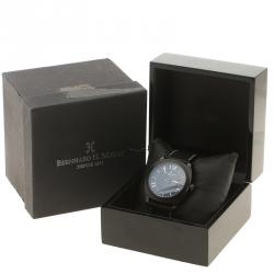 Pre Owned Bernhard H Mayer Black  Stainless Steel IL Nero Men's Wristwatch  44 mm