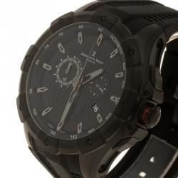 Bernhard H. Mayer Black Stainless Steel Victor Chronograph Men's Wristwatch 50 mm