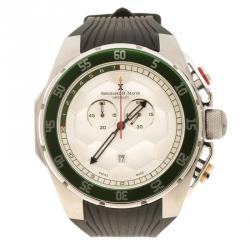 Bernhard H. Mayer White Stainless Steel Striker Men's Wristwatch 50 mm