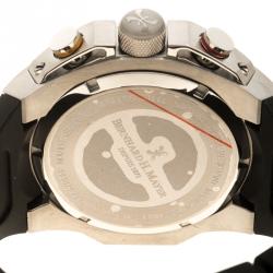 Bernhard H. Mayer White Stainless Steel Striker Men's Wristwatch 50 mm
