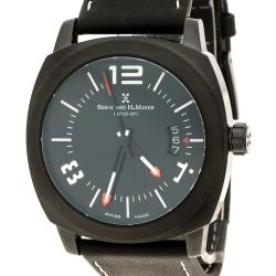 Bernhard H Mayer Black Stainless Steel IL Nero Men's Wristwatch 44 mm
