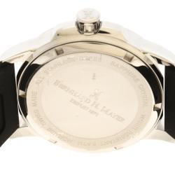 Pre Owned Bernhard H Mayer Blue Stainless Steel Drift Men's Wristwatch 44 mm