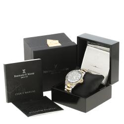 Pre Owned Bernhard H Mayer Black Stainless Steel Nauticus Royale II Men's Wristwatch 45 mm