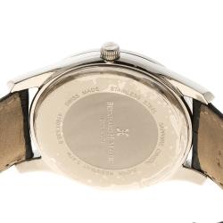 Bernhard H Mayer Black Stainless Steel Ouranos Noir Men's Wristwatch 39 mm