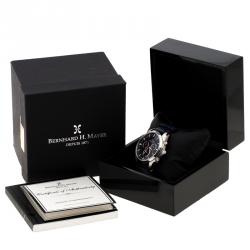 Pre Owned Bernhard H. Mayer Blue Stainless Steel Ascent Chronograph BH06/CW Men's Wristwatch 44 mm