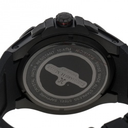 Pre Owned Bernhard H. Mayer Black Stainless Steel Victor Chronograph Men's Wristwatch 50 mm