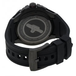 Pre Owned Bernhard H. Mayer Black Stainless Steel Victor Chronograph Men's Wristwatch 50 mm