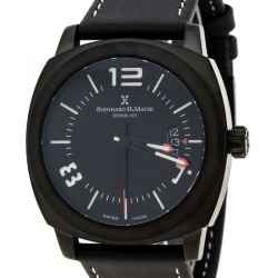 Bernhard H Mayer Black Stainless Steel IL Nero Men's Wristwatch  44 mm
