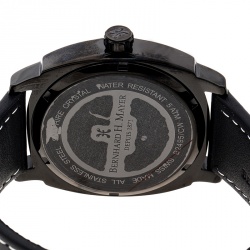 Bernhard H Mayer Black Stainless Steel IL Nero Men's Wristwatch  44 mm